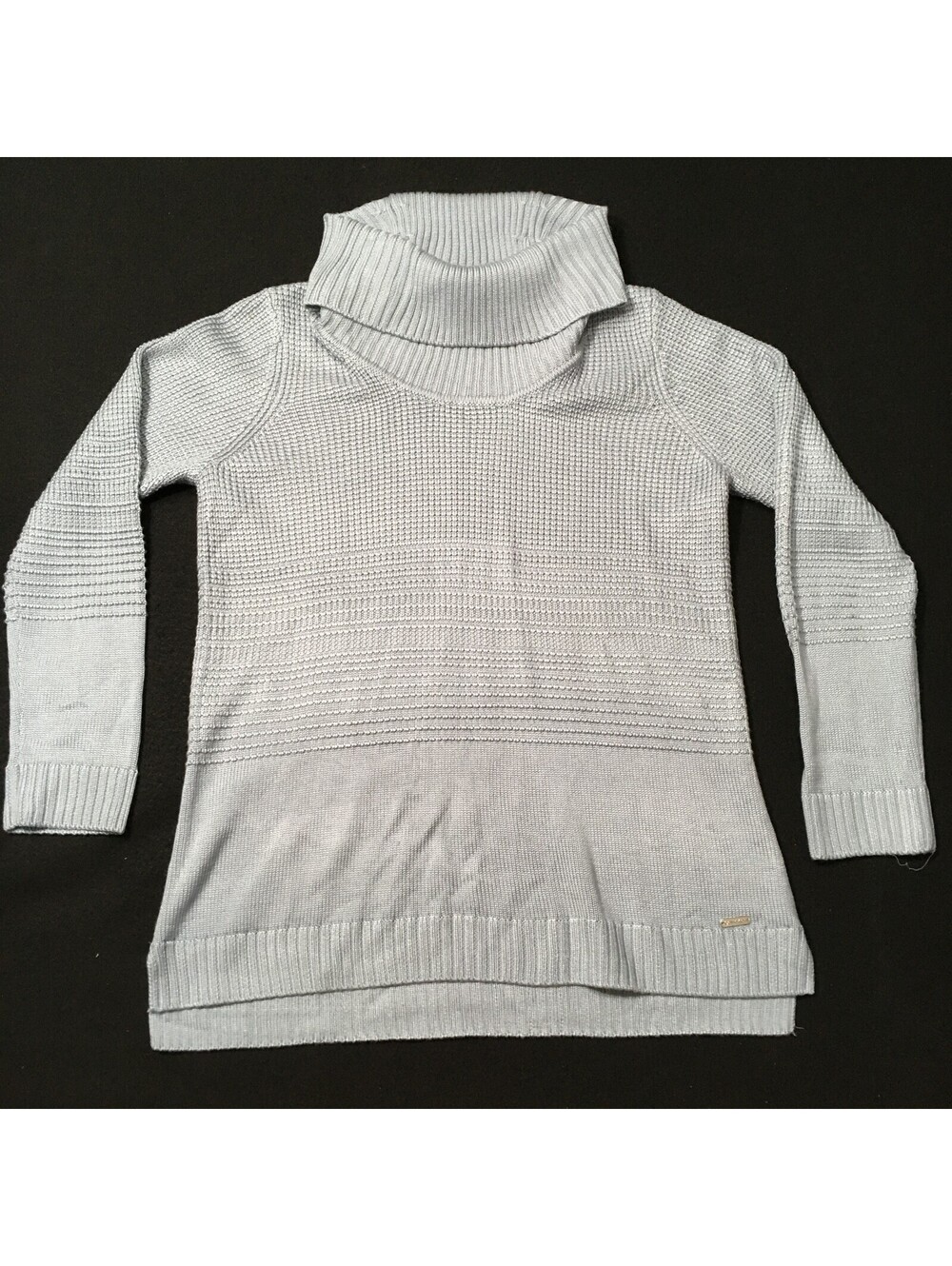 Calvin Klein Women's baby blue Turtleneck Sweater Rayon medium NWOT